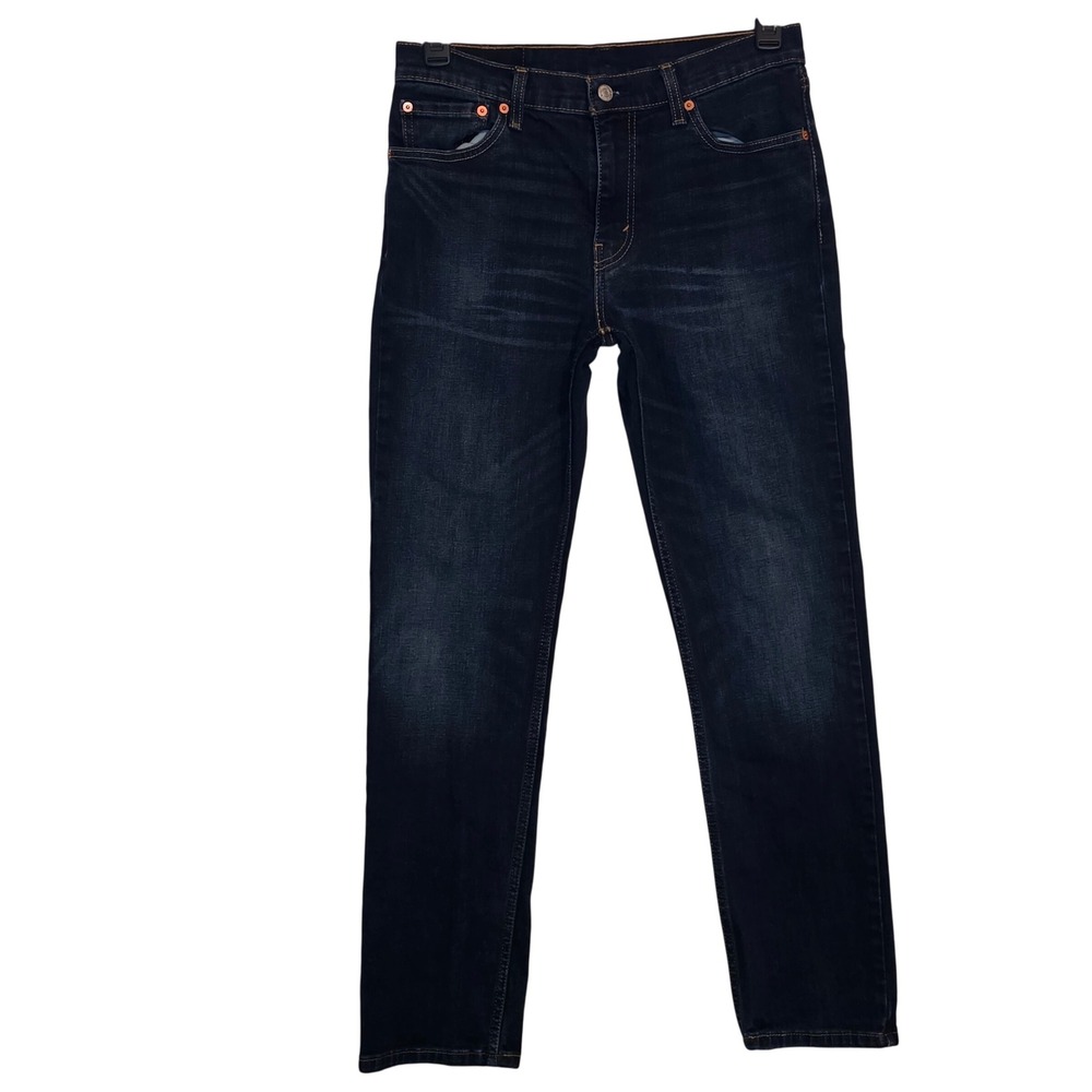 Levi Strauss 511 Mens W32 L32‎ Slim Fit Dark Wash Denim Jeans Pants